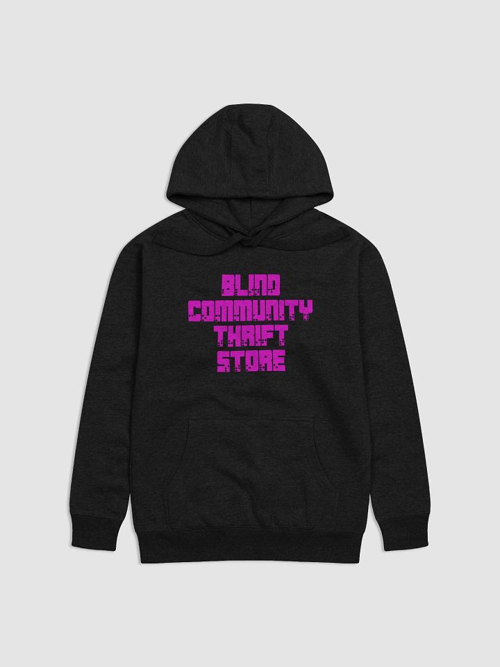 Blind Community Thrift Store Hoodie with Pink New Brialle Logo product image (10)