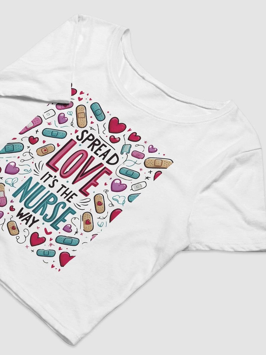 NURSE LOVE BAND-AID Crop Tee product image (9)