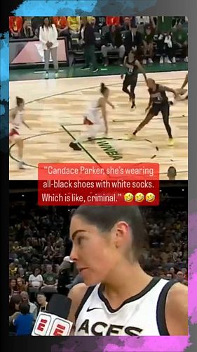 Throwback to when Kelsey Plum was clowning Candace Parker for her shoes and socks. lmao

......

Kelsey Christine Plum (born ...