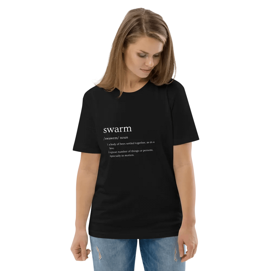 Swarm dictionary definiton 100% cotton product image (6)