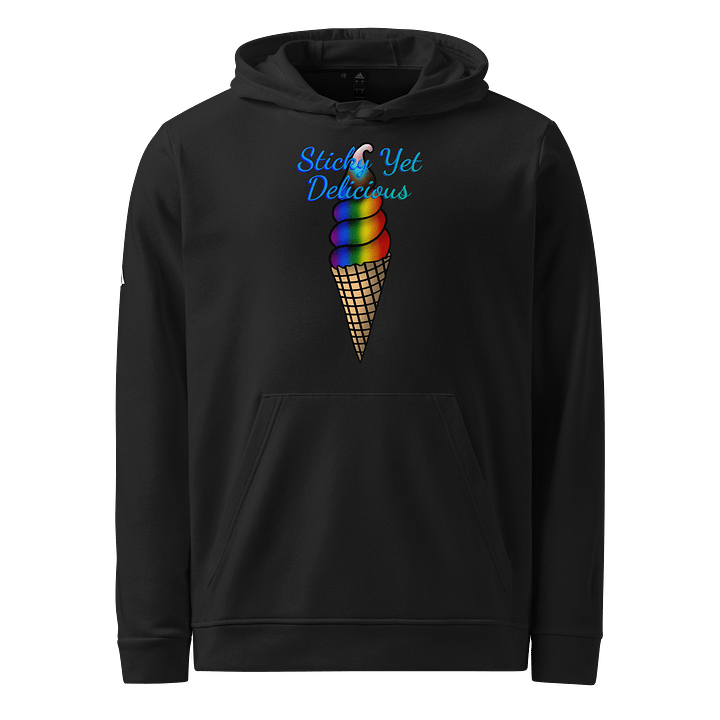 Sticky Yet Delicious Rainbow Swirl Ice Cream Cone Print product image (1)