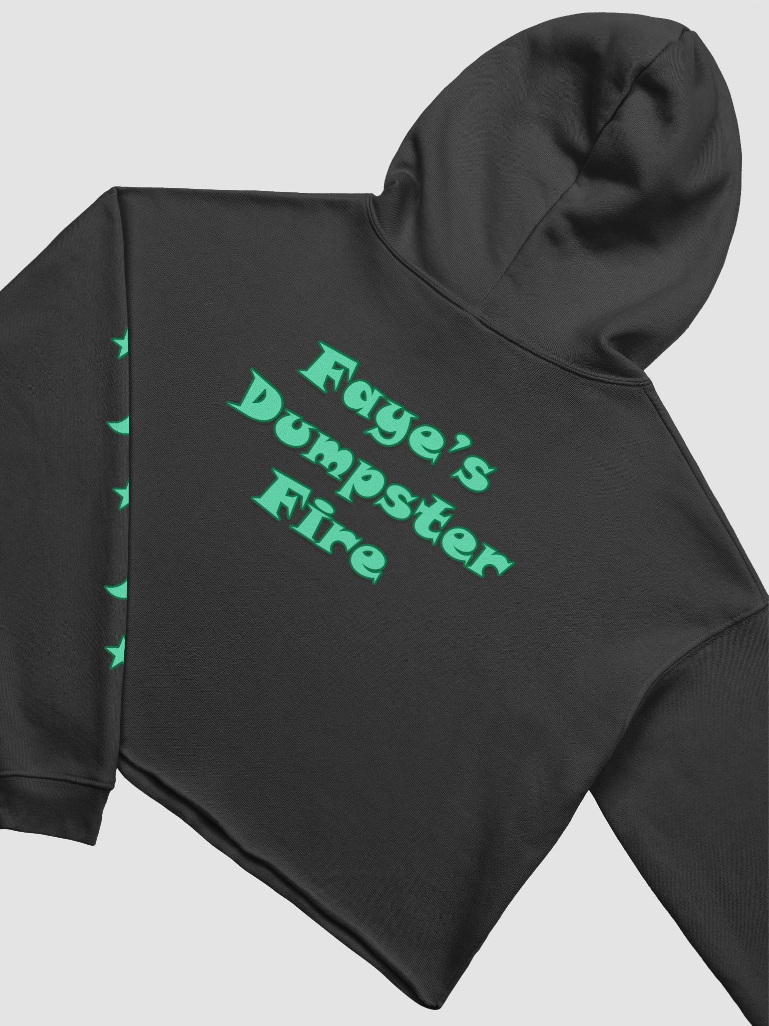 Faye's Dumpster Fire Cropped Hoodie product image (4)