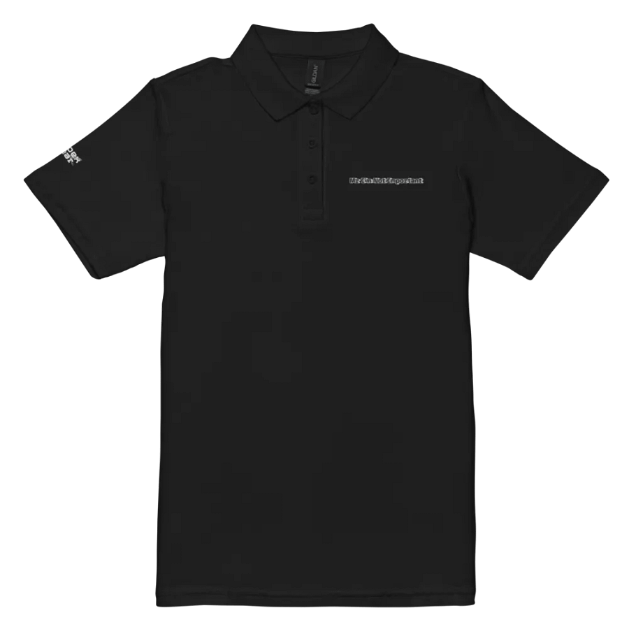 Women's Pique Polo Shirt - Embroidered - Mr I'm Not Important product image (3)