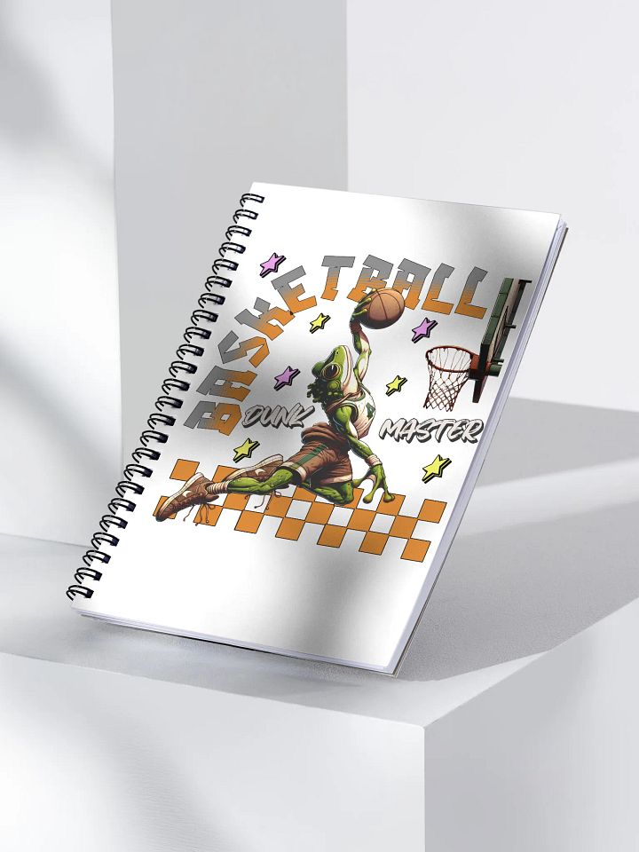 Basketball Dunk Master Frog Spiral Notebook product image (2)