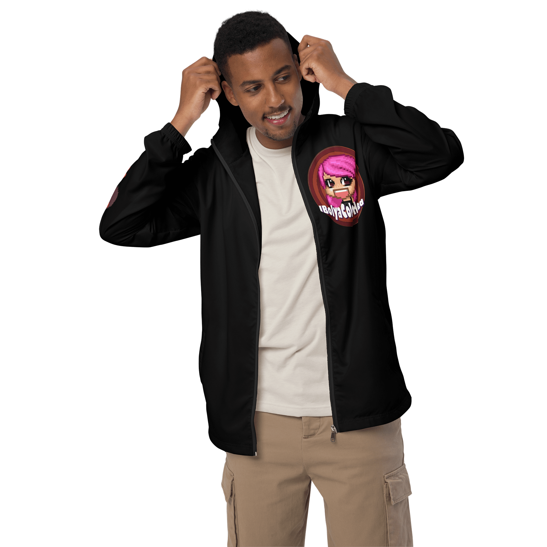 IbolyaColorHead Logo Windbreaker Jacket Unisex product image (3)