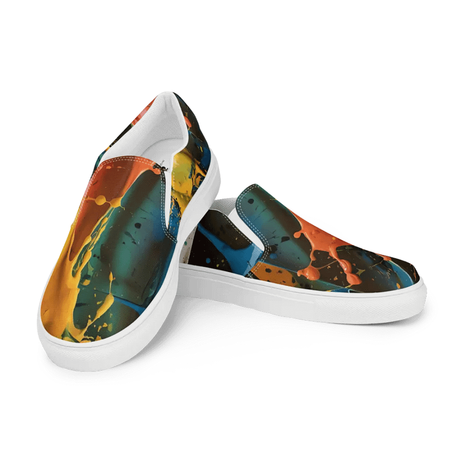 Vibrant Splatter Canvas Shoes product image (11)