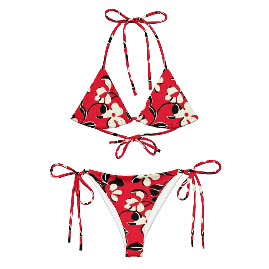 Floral Chic String Bikini Set product image (1)