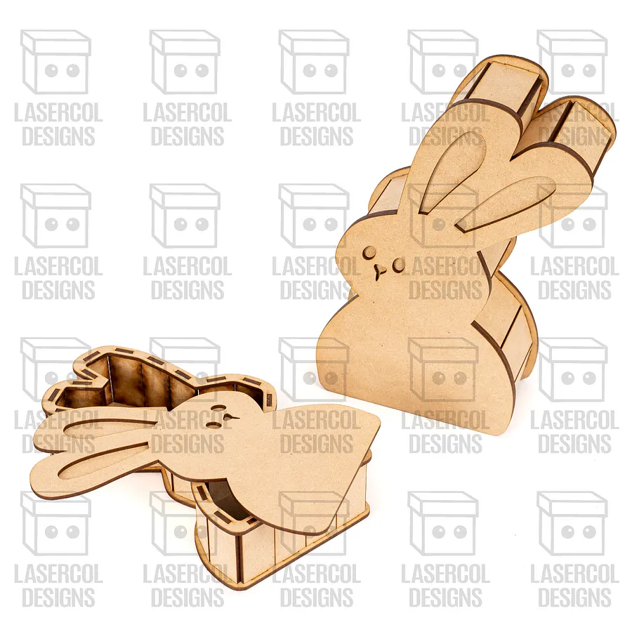 Easter Bunny Shaped Boxes Set 2 - Laser Cut Files product image (7)