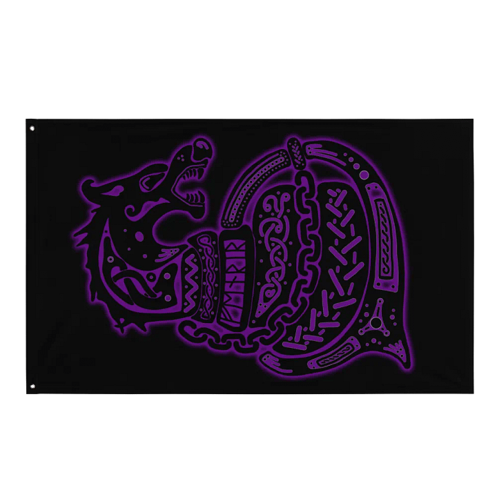 Fenrir hanging flag product image (1)