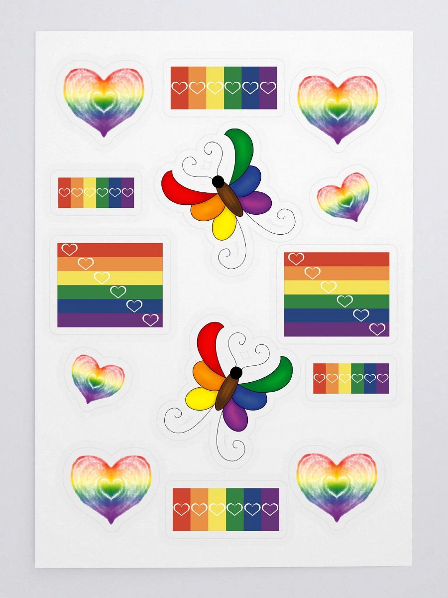 Rainbows and Butterflies! - Stickers product image (3)