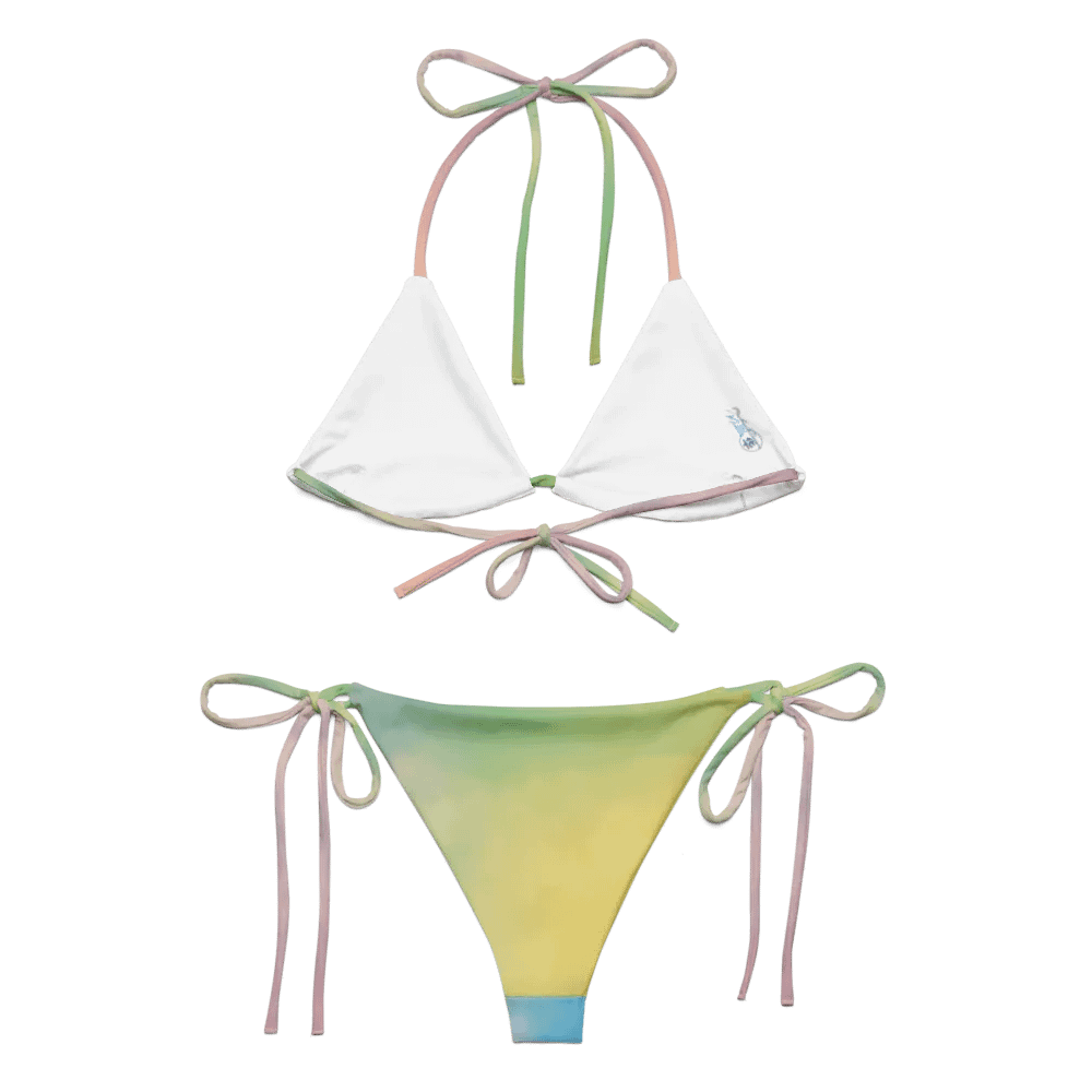 Blur cloud rainbow Design String Bikini - V10 product image (5)
