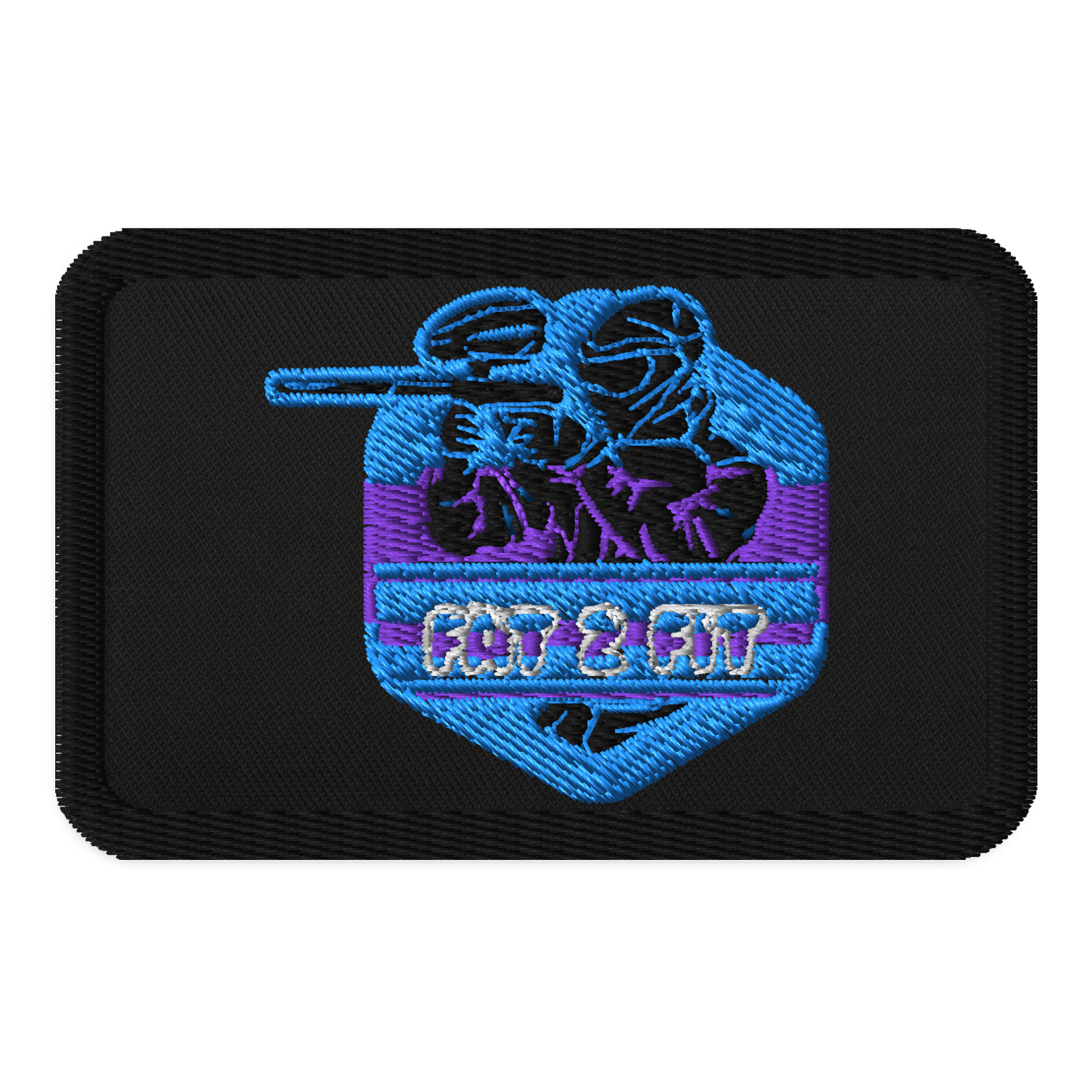 FAT 2 FIT Paintball Warrior Embroidered Patch product image (1)