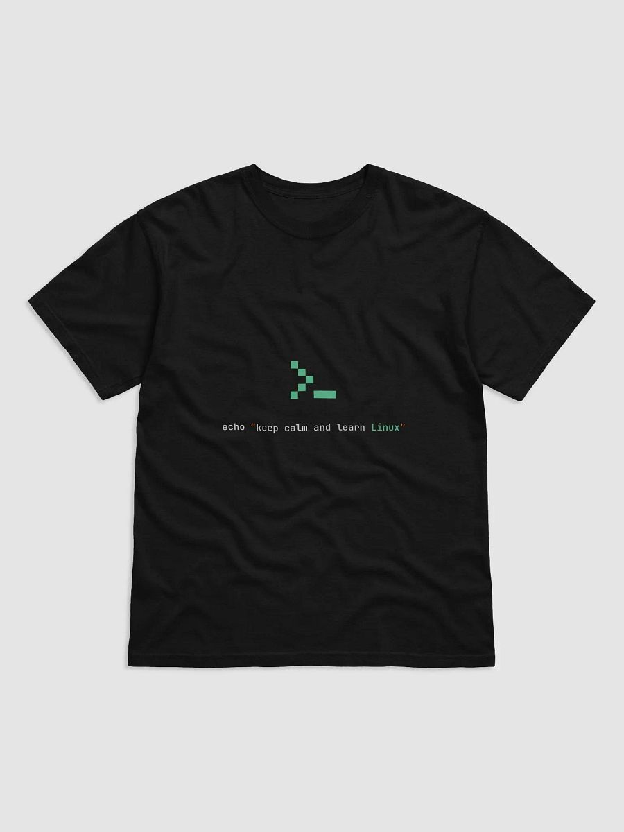 Keep Calm and Learn Linux T-Shirt product image (1)