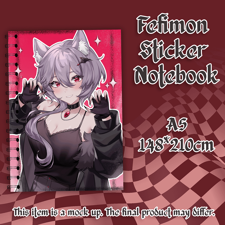 Fefimon Birthday Sticker Notebook [PREORDER] product image (1)