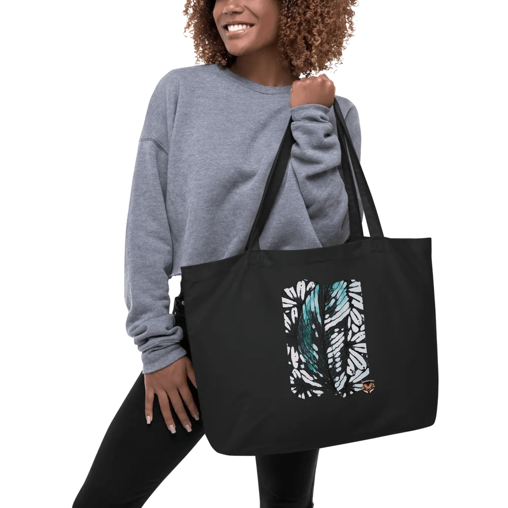 Ethereal Feather Organic Cotton Tote product image (5)