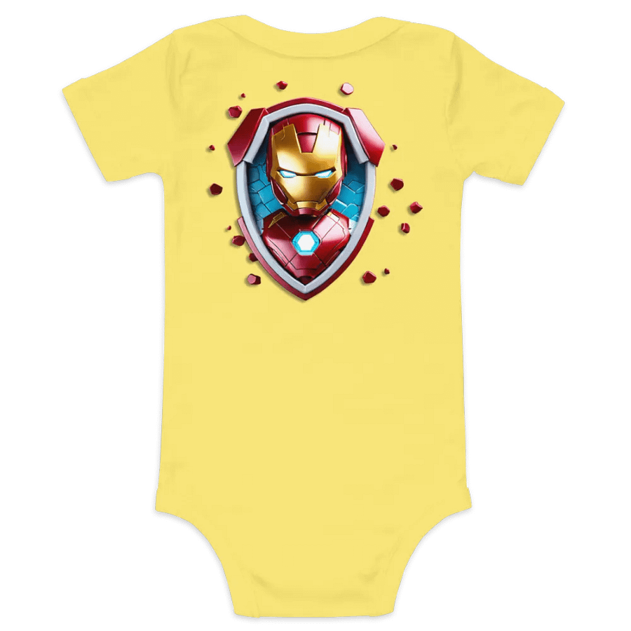 Kids Ironman Baby Short Sleeve One Piece product image (2)