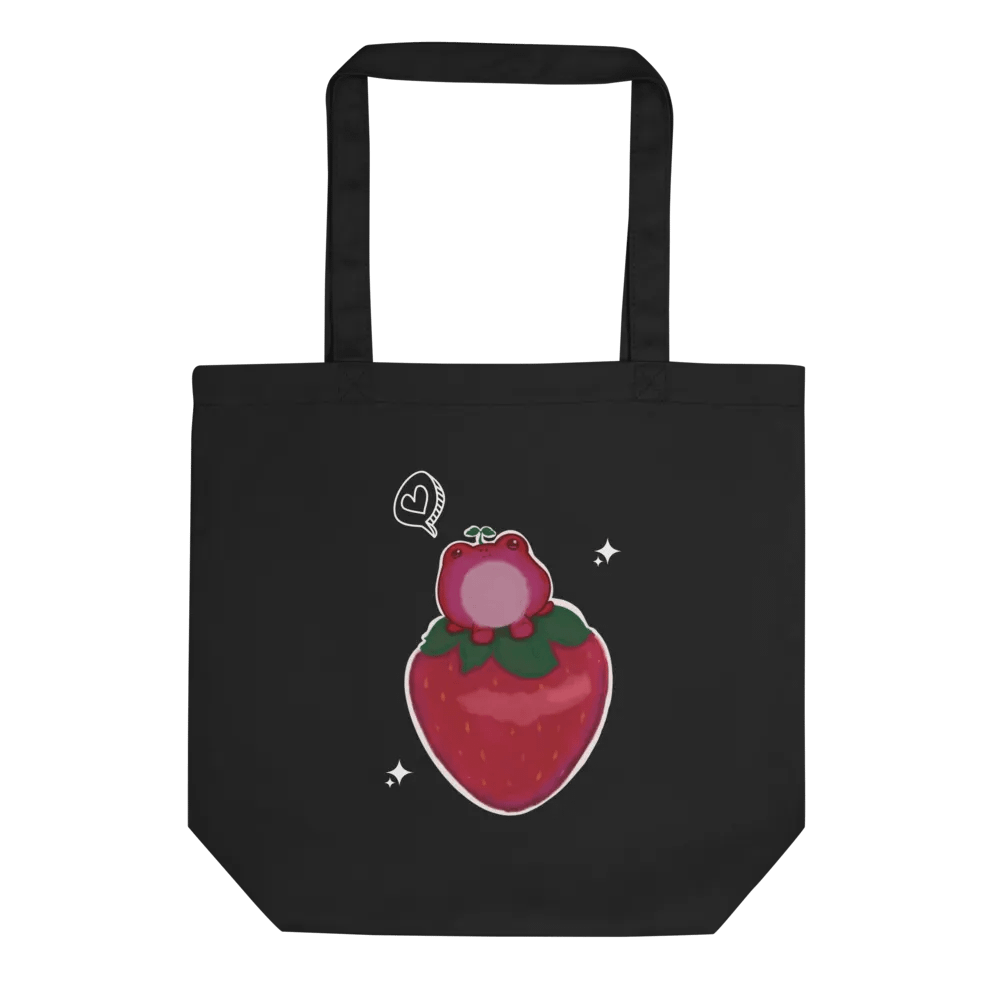 Berrybert Strawberry Frog Tote Bag product image (1)