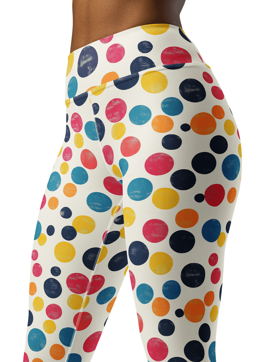 Polka Dot Illusion Vintage Retro Yoga Leggings product image (1)