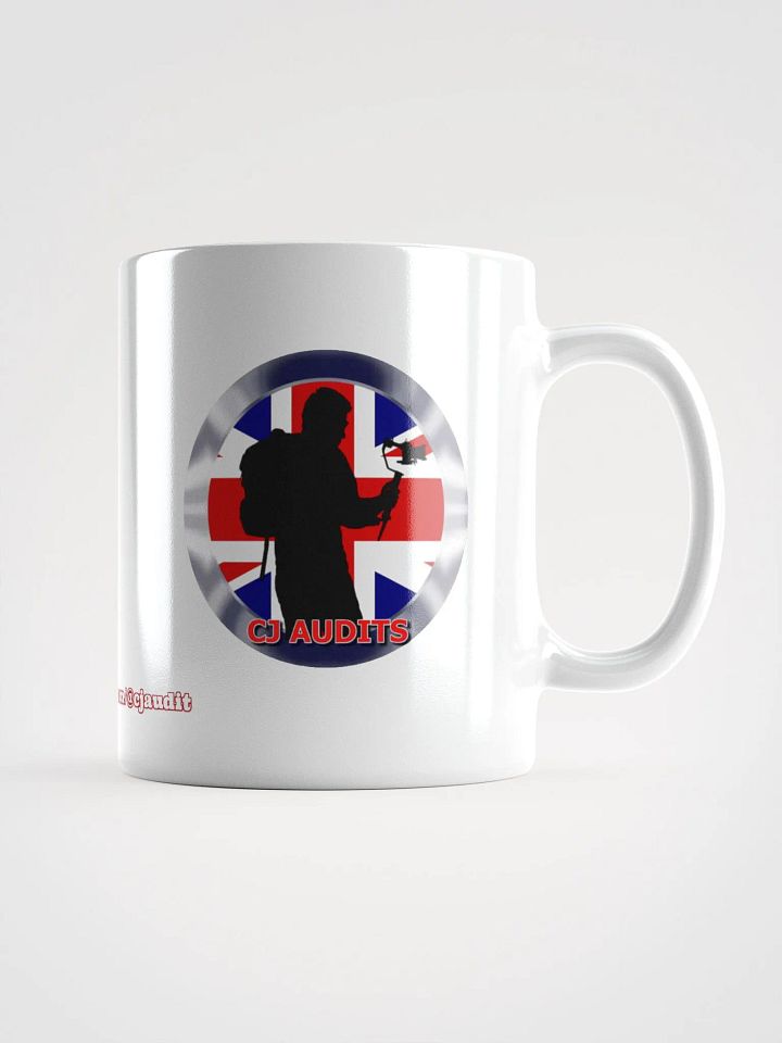 CJ AUDITS UNION JACK WHITE MUG product image (1)