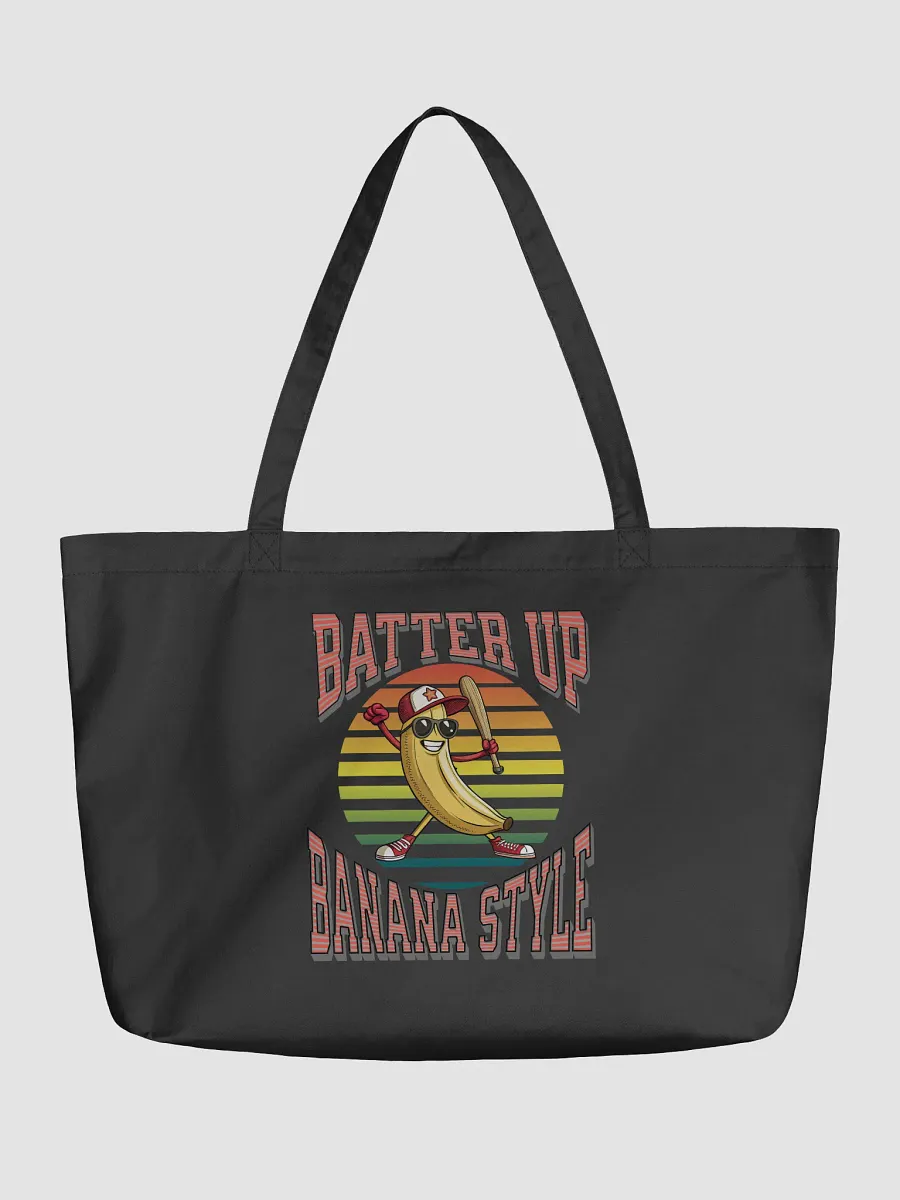 Batter Up Banana Style Baseball Sunset Tote product image (2)