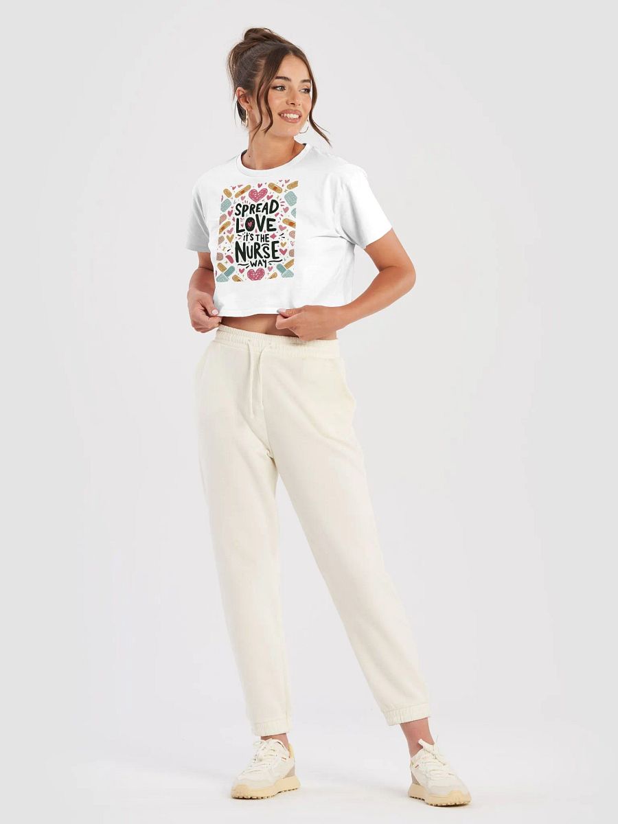 Nurse Way Love Crop Top product image (21)