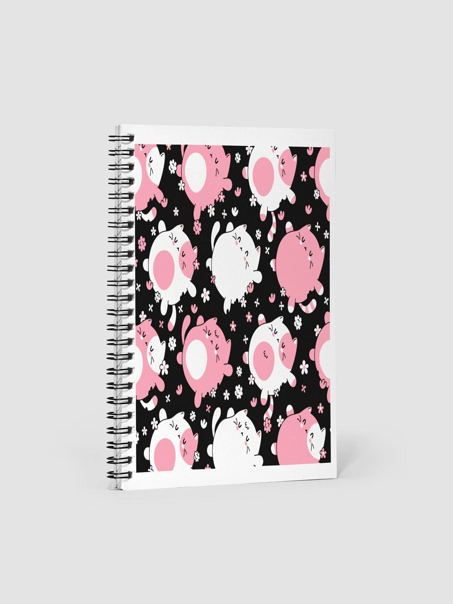 Whimsical Cat Chaos Spiral Notebook product image (1)