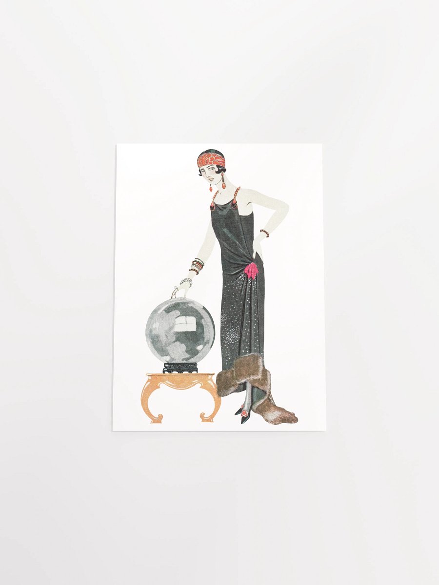 Mystical Art Deco Crystal Ball Poster product image (22)