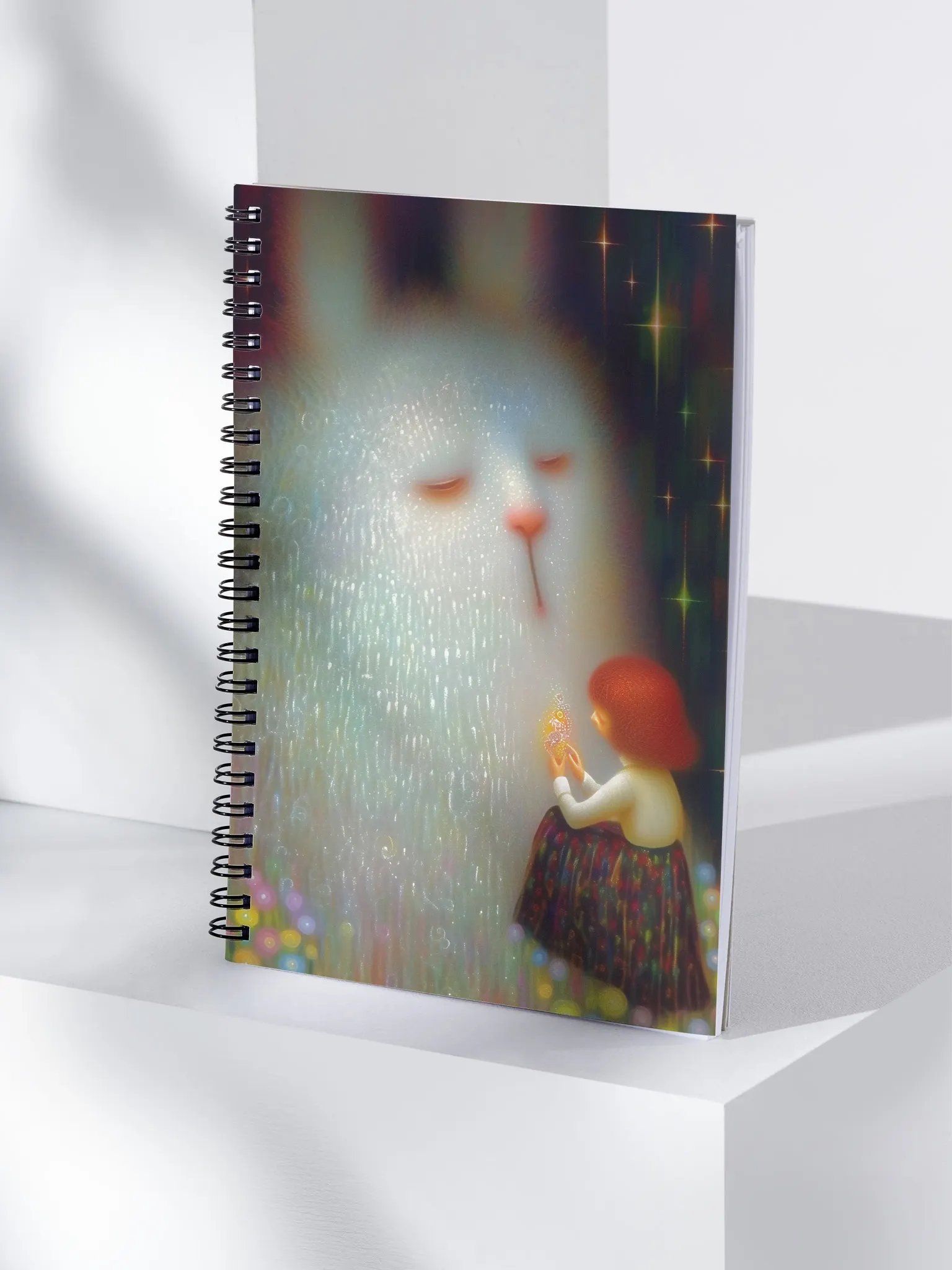 Whimsical Glow Spiral Notebook product image (4)