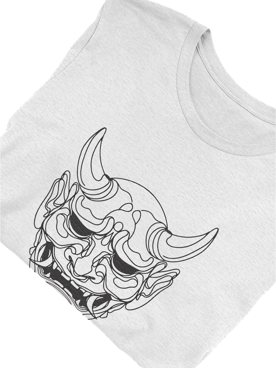 Japanese Oni Mask Line Art Design T-shirt product image (46)