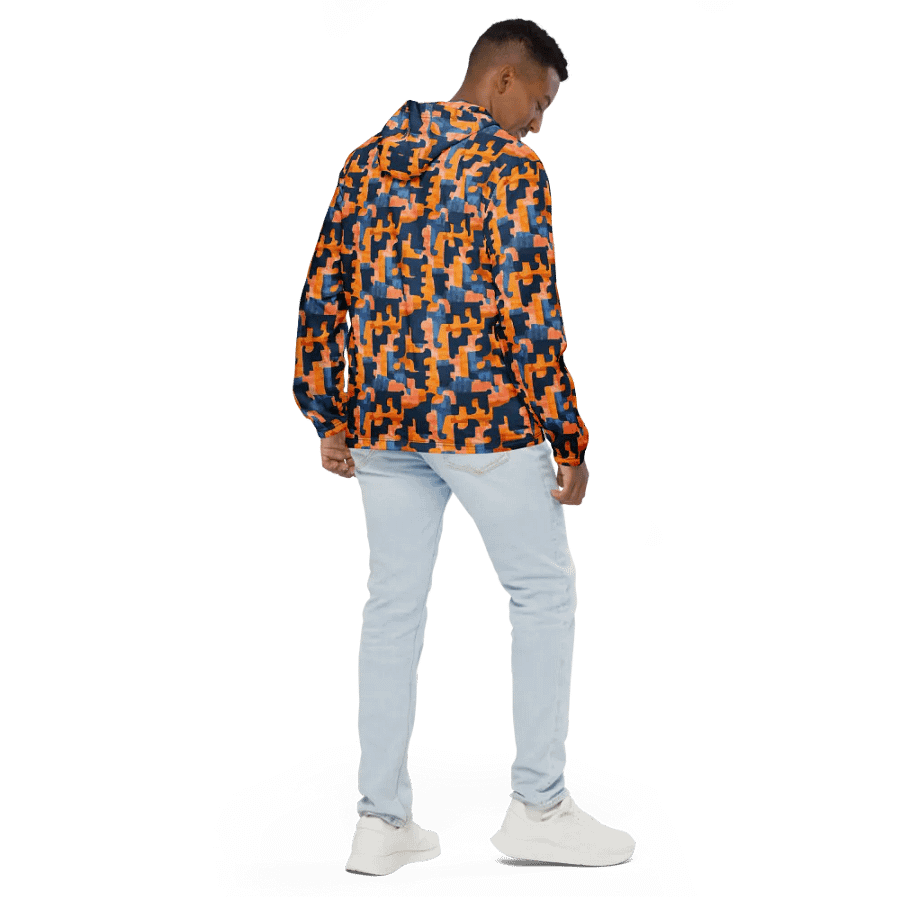 Flowing Shapes | Unisex Windbreaker product image (3)
