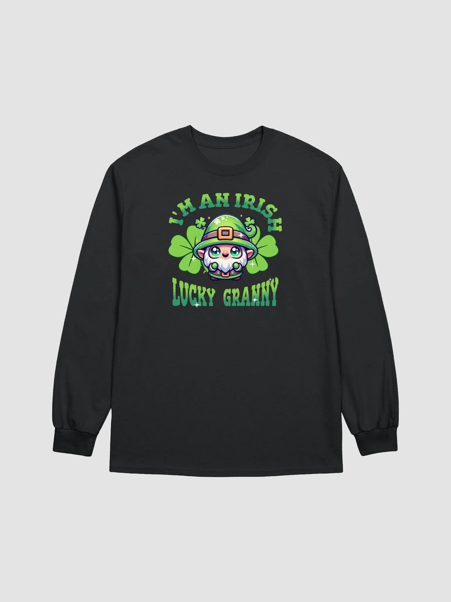 Irish Lucky Charm Granny Long Sleeve Tee product image (1)