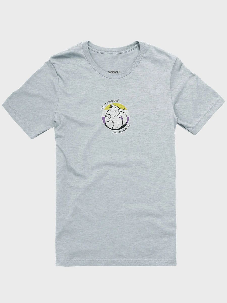 Round and Proud Manul Nonbinary Version - Bella+Canvas Unisex T-Shirt product image (9)