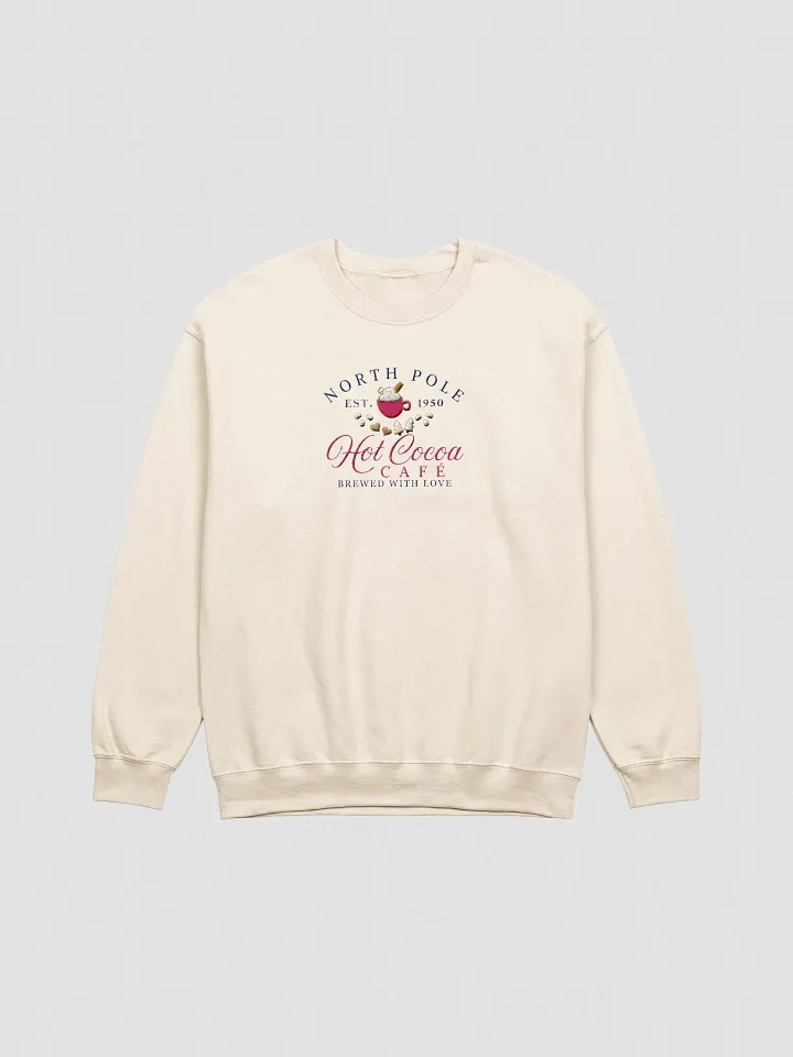 North Pole Hot Cocoa Café Embroidered Sweatshirt product image (1)