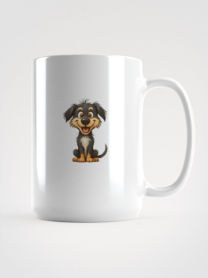 Happy Pup White Glossy Mug product image (1)