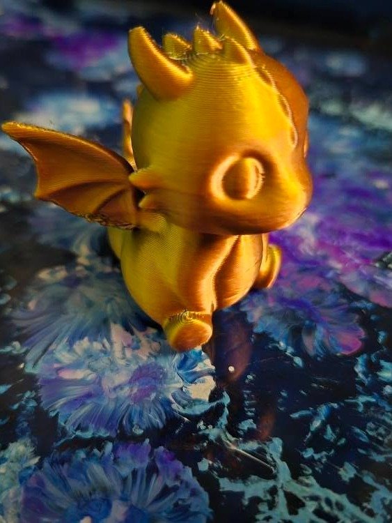 Small Dragon - 3D Printed product image (1)