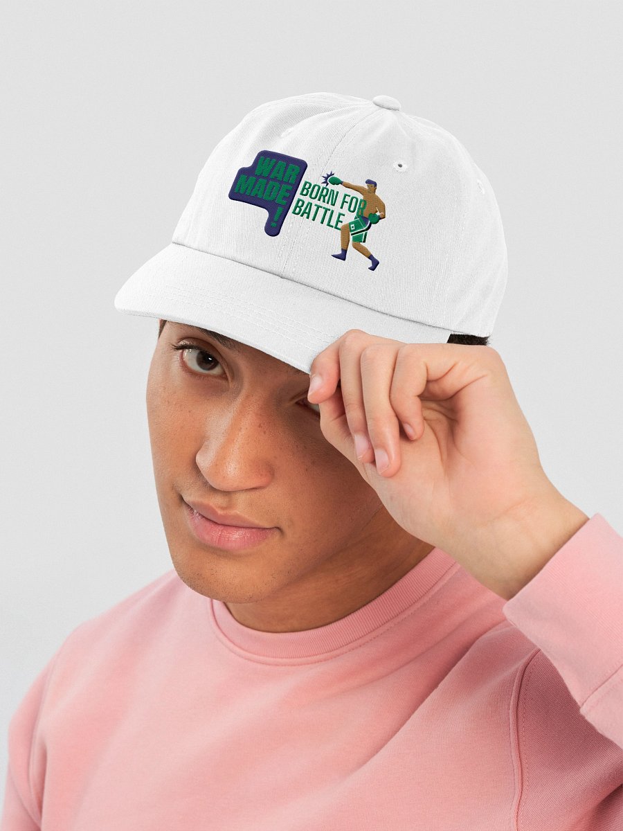 Born for Battle Dad Hat – WAR MADE Edition product image (5)
