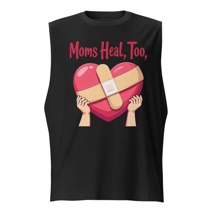 Moms Heal, Too Heart Muscle Tank product image (1)