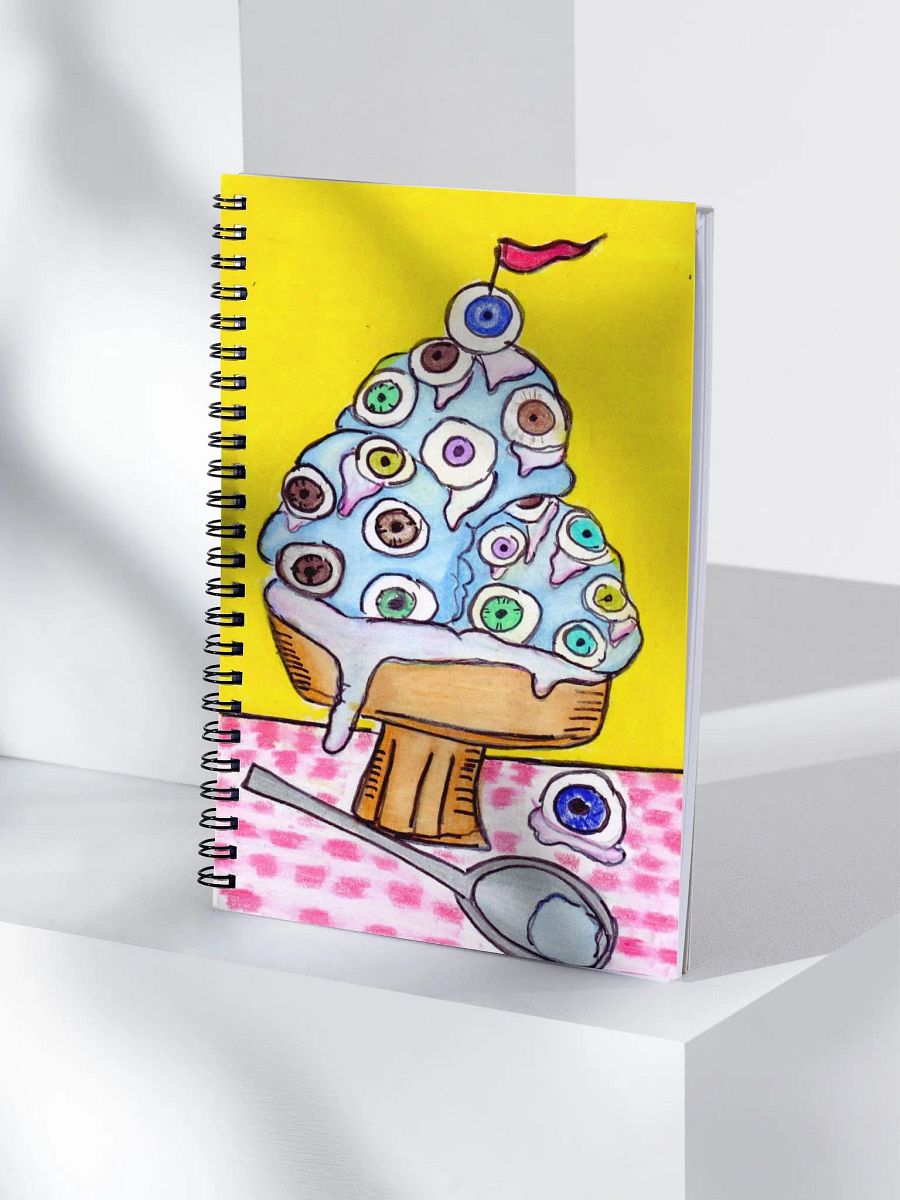 Eyeball Ice Cream Notebook product image (4)