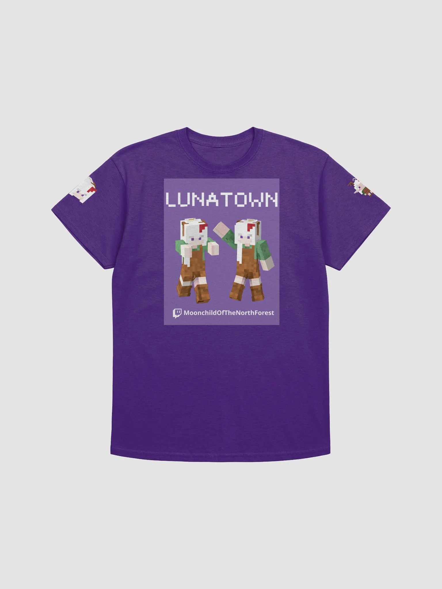 LunaTown Minecraft Short Sleeve T-shirt product image (10)