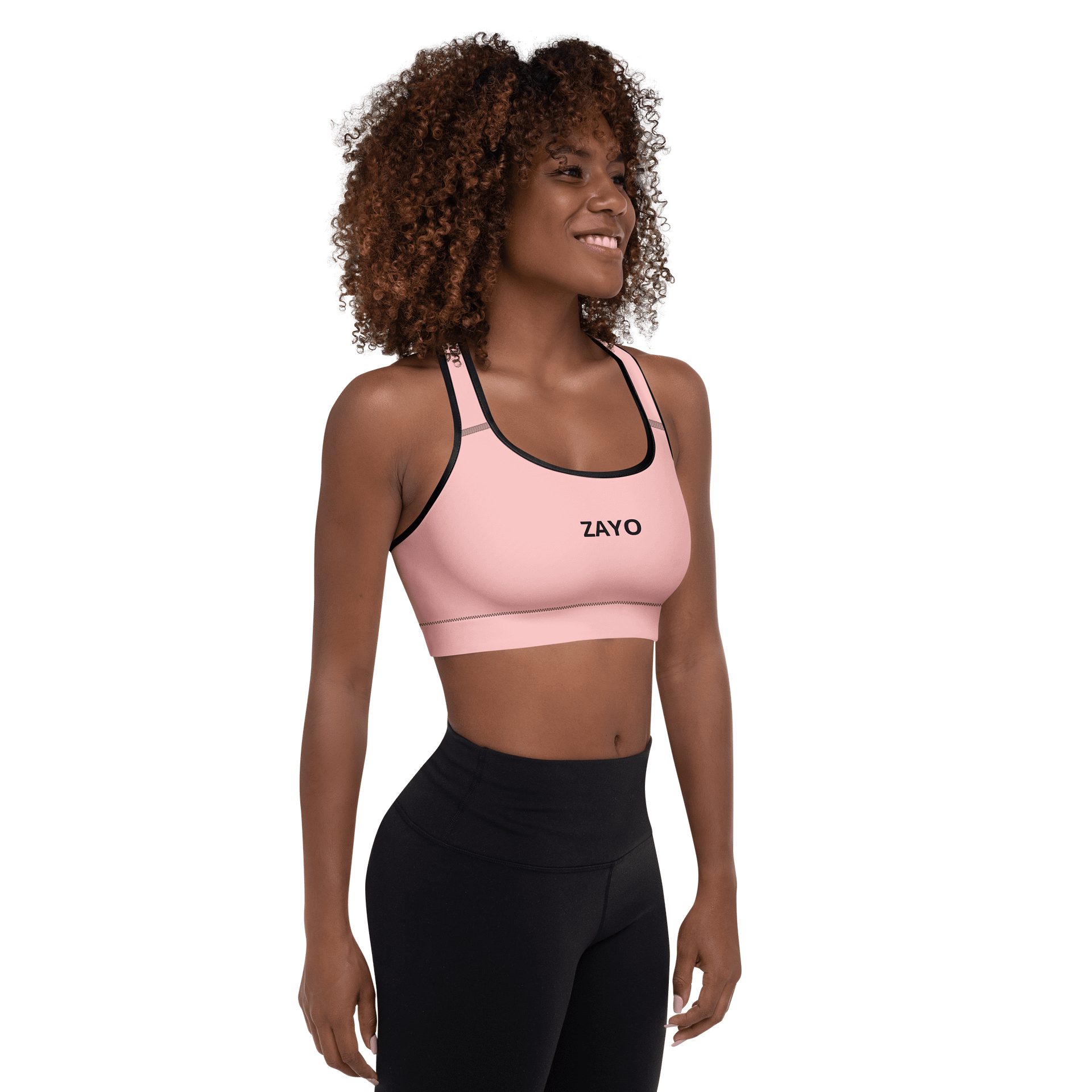 ZAYO Bold Pink Sports Bra product image (6)