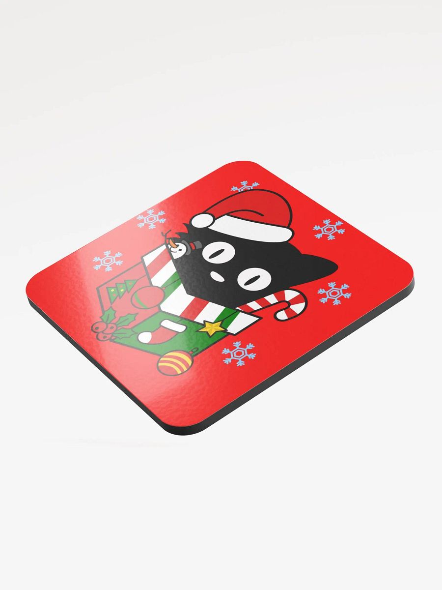 Christmas Cat in a Box Coaster product image (3)