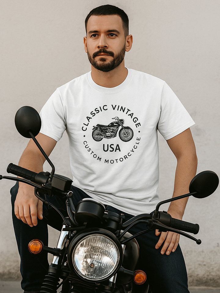 Vintage Motorcycle T-Shirt product image (1)