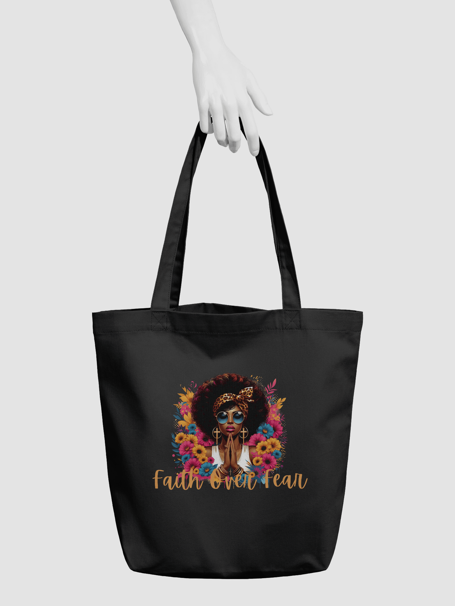 Faith Over Fear Eco-Friendly Tote Bag product image (6)