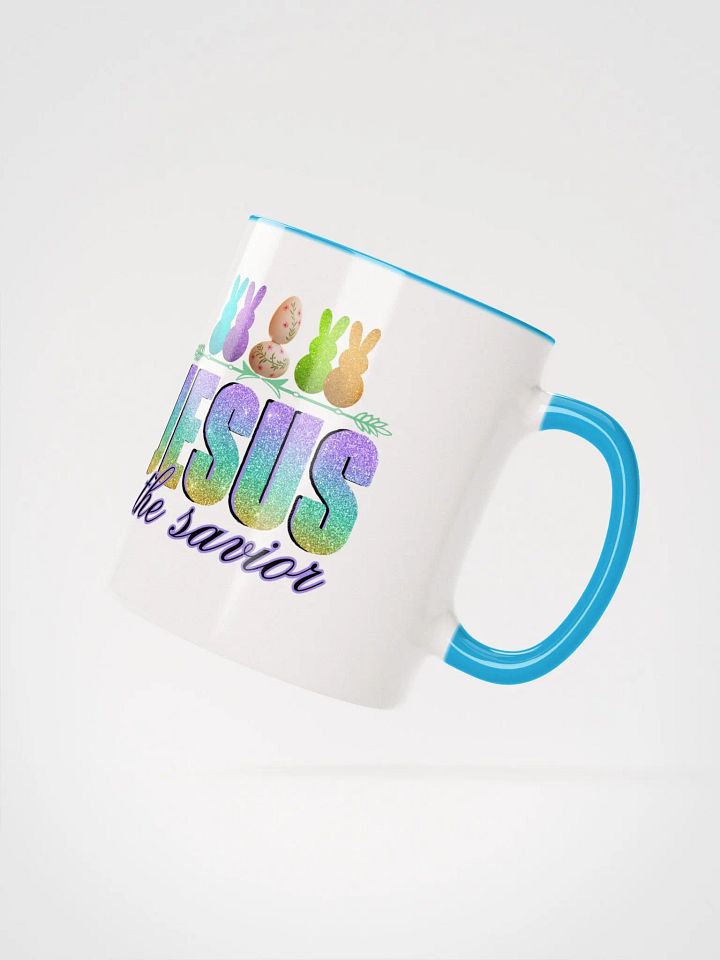 JESUS The Savior Gradient Glitters Ceramic Mug product image (2)