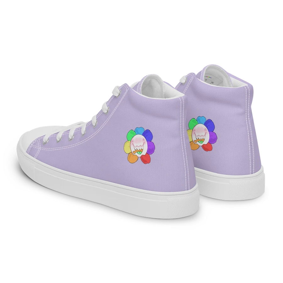 Pastel Purple and White Flower Sneakers product image (4)