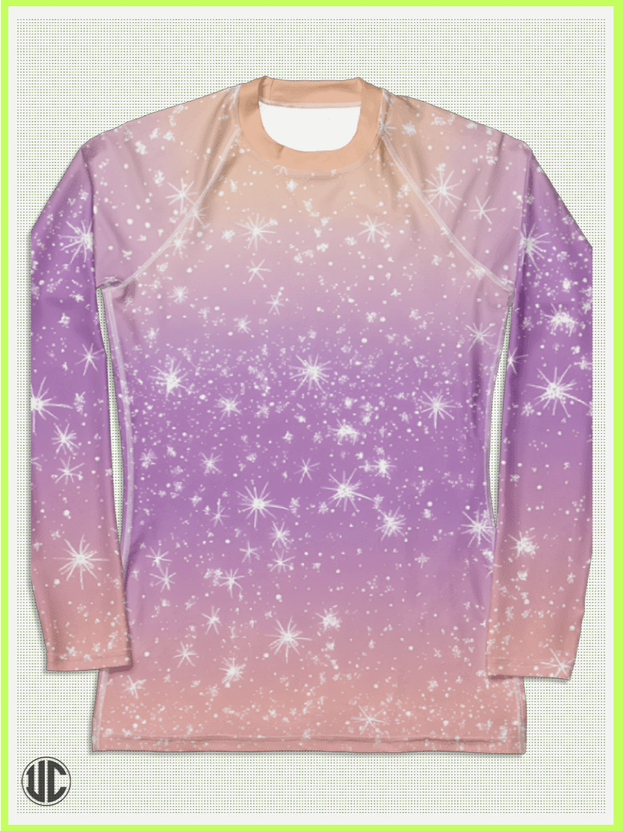 Cosmic Dusk - Women's Rash Guard product image (6)