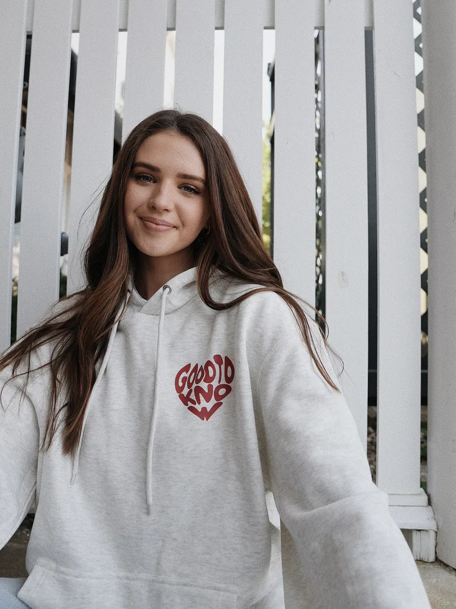 Hoodie heart top