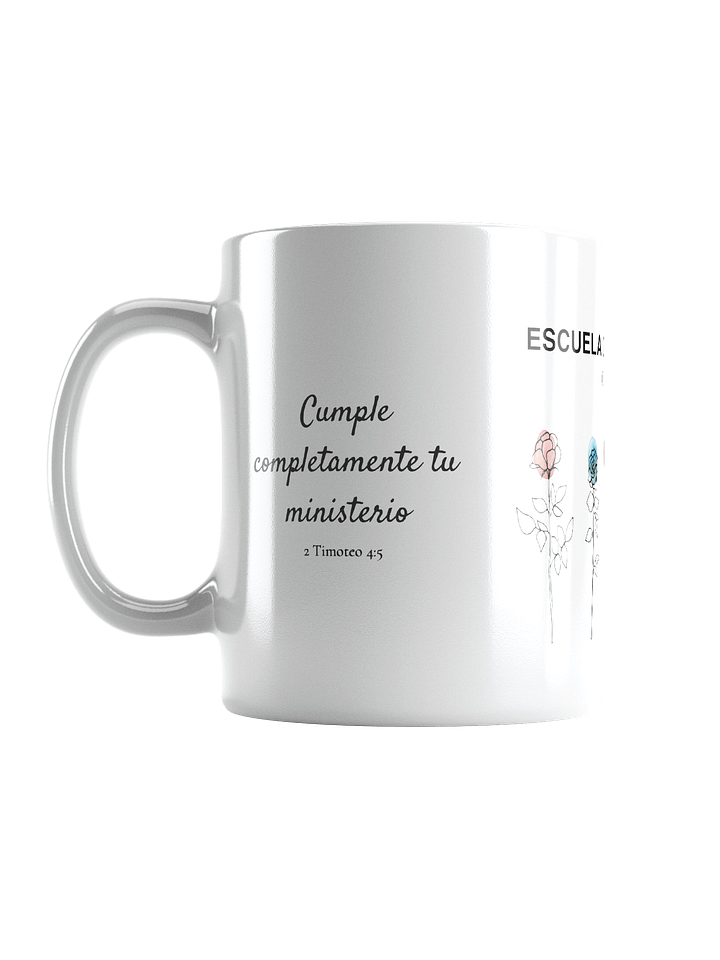 TAZA ESCUELA DE PRECURSOR 2025 FLORAL CON MARIPOSA product image (2)