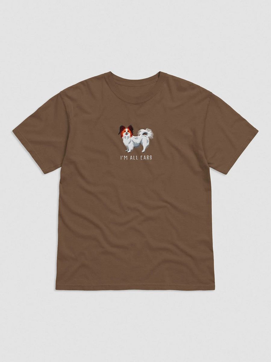 I'm All Ears T-Shirt(Embroidered) of a Papillon(Sable) product image (4)