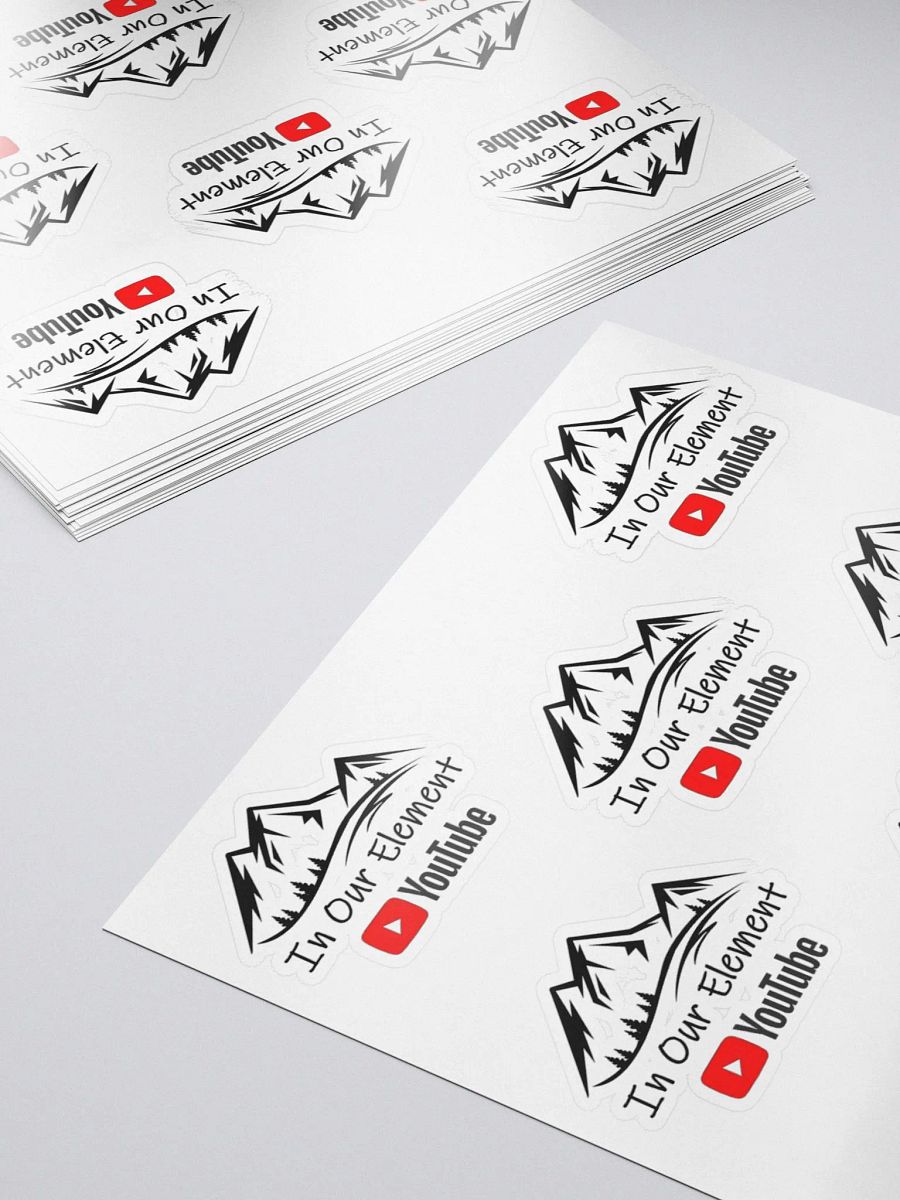 In Our Element / YouTube Decals X 8 (3 sizes to choose from) product image (5)